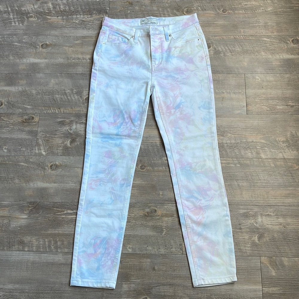 Free People Pastel Swirl Pant